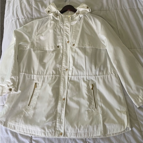 Calvin Klein Windbreaker Raincoat Trench Coat Style - Picture 12 of 17